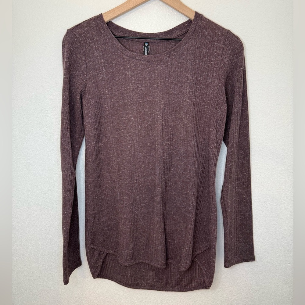 Kuhl Emery Long Sleeve Kalamata Linen Blend Top Small